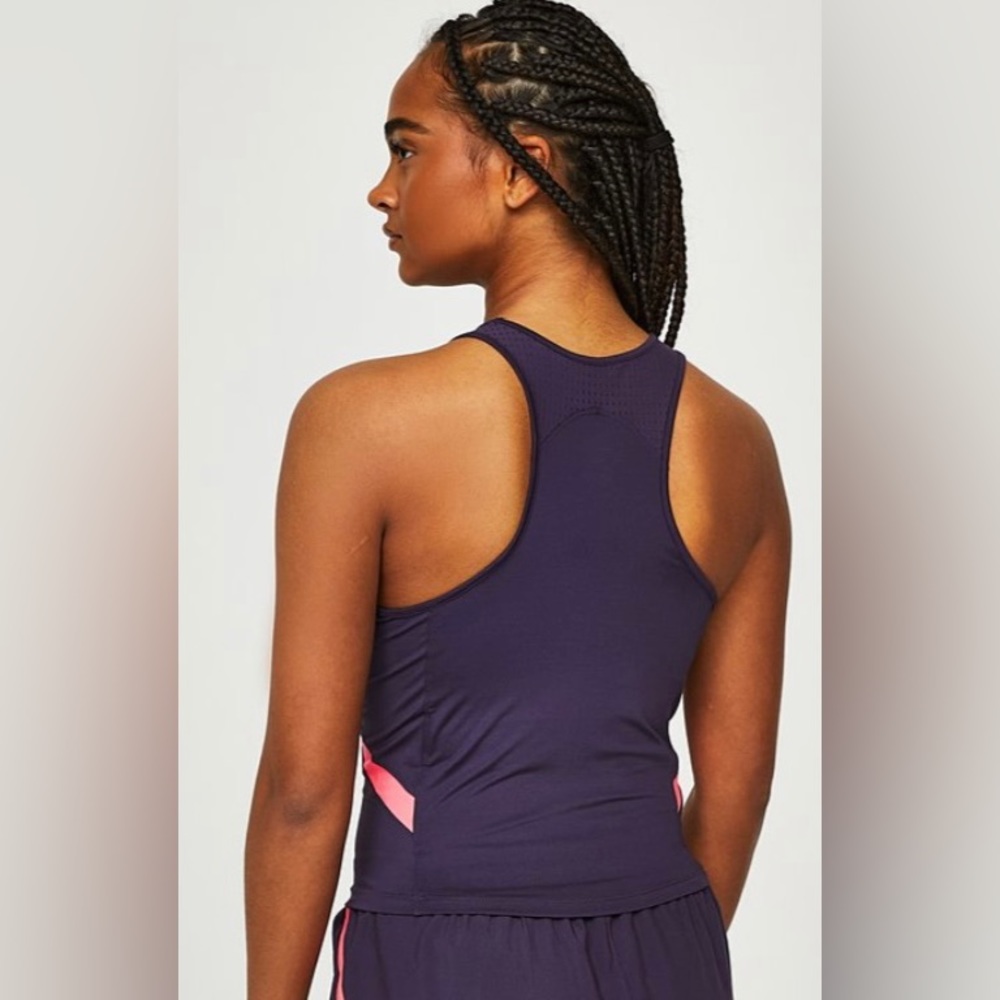 •NWT•Under Armour Women’s Armor Mesh Fitted Tank Top- Tux Purple/Pink Shock - Picture 2 of 13